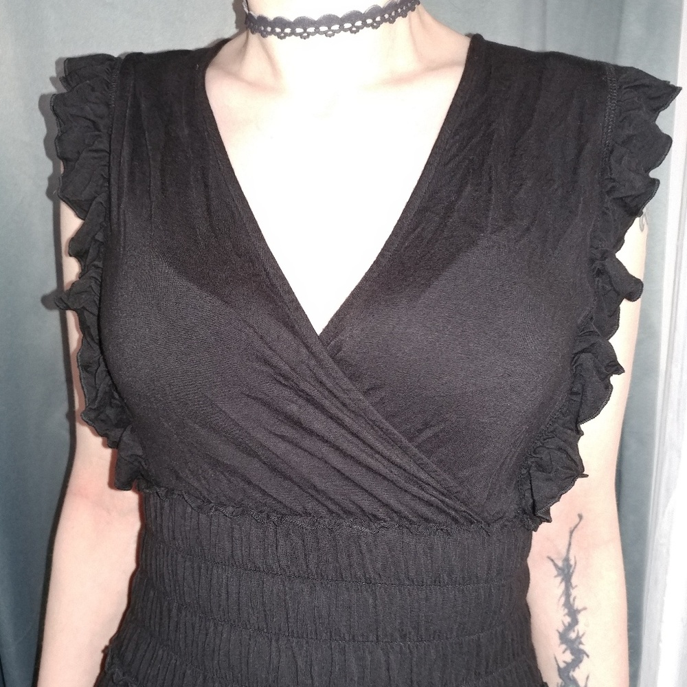 Casual Black Summer Dress